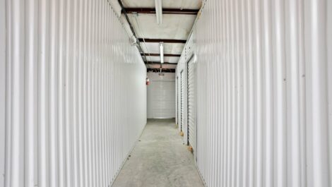 Hallway inside American Premier Storage.