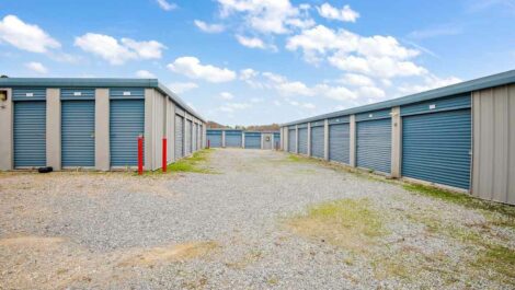 Outdoor units at American Premier Storage.