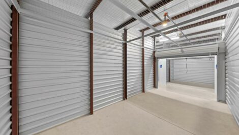 Inside clean units at Weeki Wachee Storage Center.