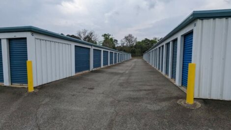Large outdoor units at Rutland Self Storage.