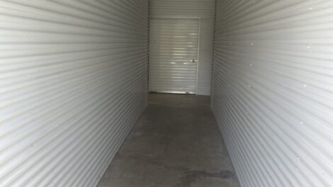 Interior hallway of storage facility in Bridge City, TX.