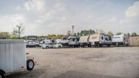 RV, Car and trailer storage at Northpark Storage in Kingwood