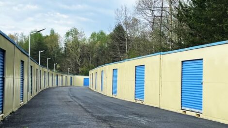 Drive-up units at Copper Safe Storage in Cleveland West.