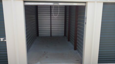 Empty outdoor storage unit at Storage 4 in Defuniak Springs.