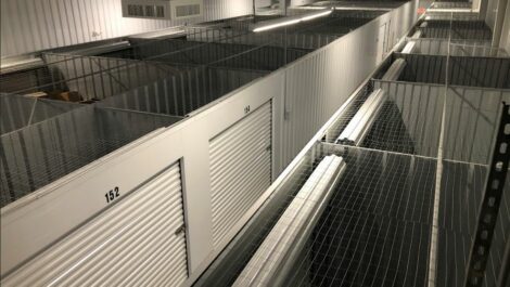 Indoor storage units at Stoner Creek Storage in Hermitage.