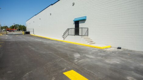 Back entrance at City Storage in Macon.