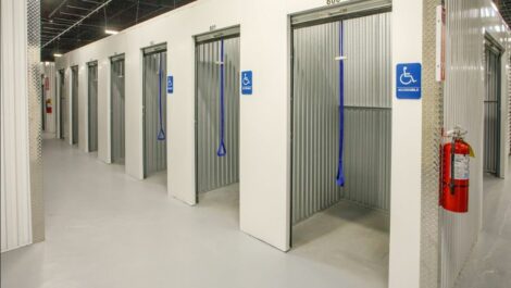 Handicapped accessible units at City Storage in Macon.