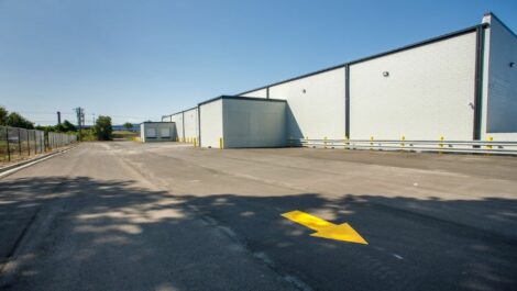 Back exterior of City Storage in Macon.