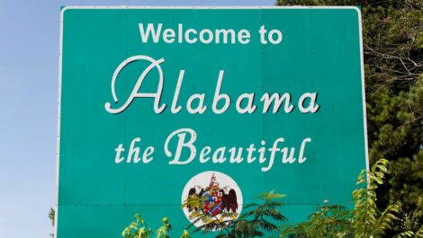 Welcome to Alabama the Beautiful Sign