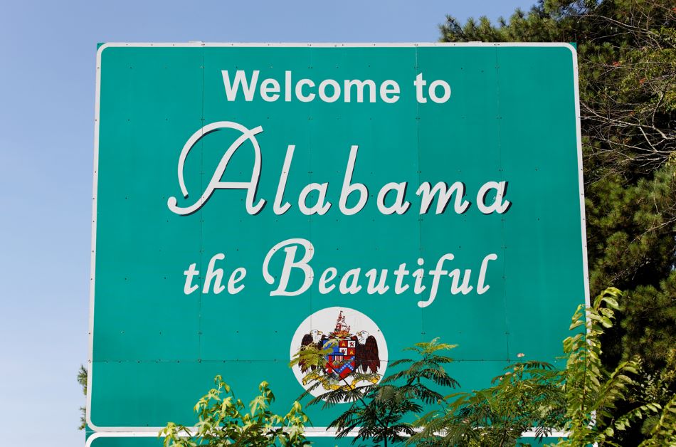 Welcome to Alabama the Beautiful Sign