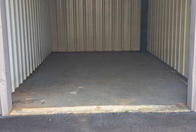 Opened storage unit at Storage Depot in Taylors, South Carolina.