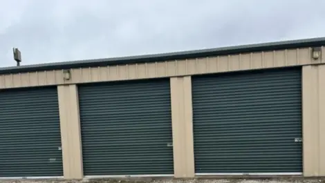 View of outdoor storage units at Lock and Load Storage.