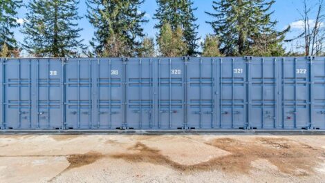 Outdoor units at SteelSafe Storage in Mt. Wolf.