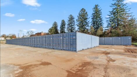 Outdoor units at SteelSafe Storage in Mt. Wolf.