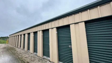 View of outdoor storage units at Lock and Load Storage.