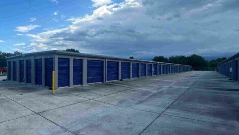 View of exterior storage units at Store With Ease.