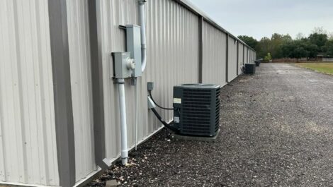 Air ventilation at Rethink Self Storage in Hamshire, TX.