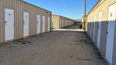 Storage units at Presto Storage in Odessa, Texas.