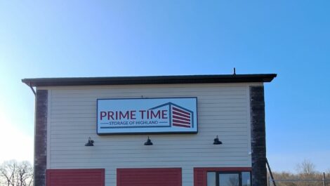 Exterior of Prime Time Storage of Highland facility.