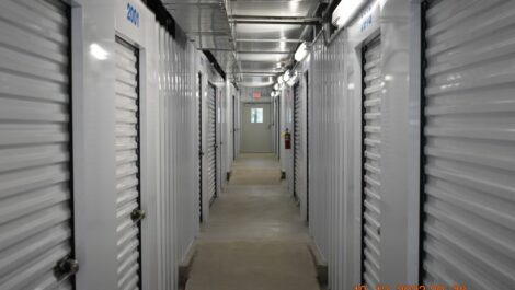 Indoor storage units at Siler City Self Storage in Siler City, NC.