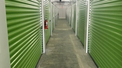 Exterior of storage units at iStore Connersville facility.