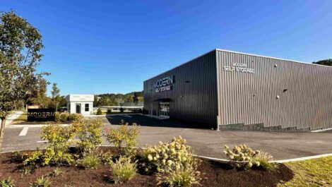 Exterior view of Modern Self Storage facility.