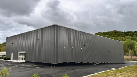 Exterior of Modern Self Storage facility.
