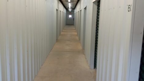 View of hallway at Woodworth Self Storage.