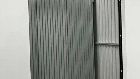 Interior walls of a storage unit at Q Space storage showcasing how clean they are.