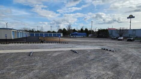 Exterior of True Friends Moving and Storage Facility.