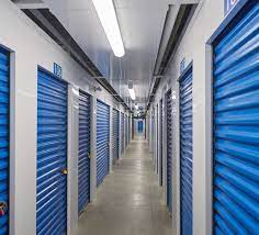 Indoor storage units at True Friends Moving and Storage facility.
